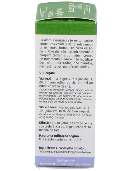 Physalis Aceite Esencial De Eucalipto Radiata Bio 10Ml