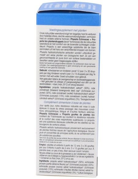 Physalis Echinacea + Propolis Extracto Hidroalcoholico Bio 100Ml