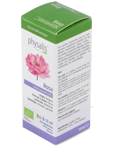 Physalis Aceite Esencial De Rosa Bio 5% 10 Ml