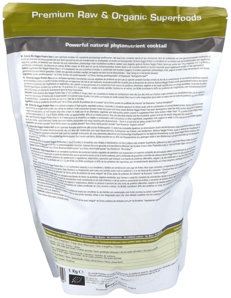 Veggie Protein Raw 1Kg. Bio