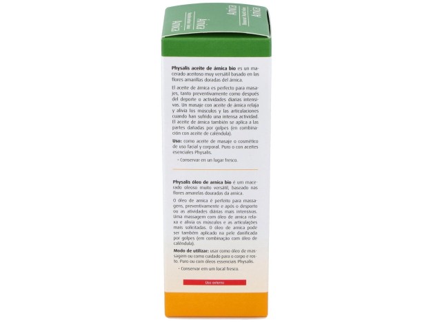 Physalis Aceite Vegetal De Arnica Bio 100Ml