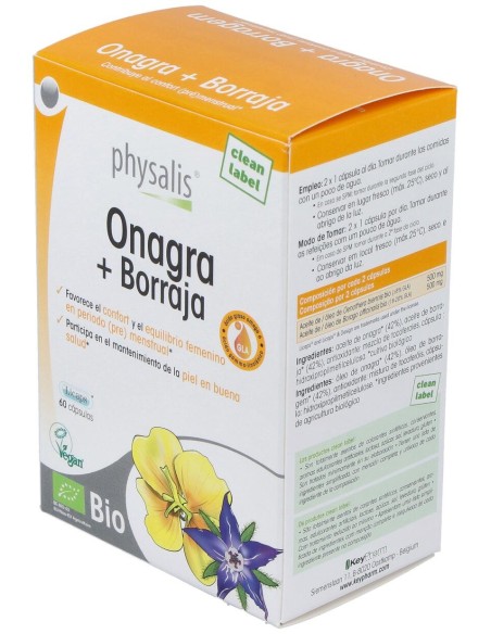 Onagra+Borraja 60Licaps. Bio