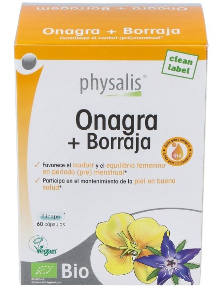 Onagra+Borraja 60Licaps. Bio