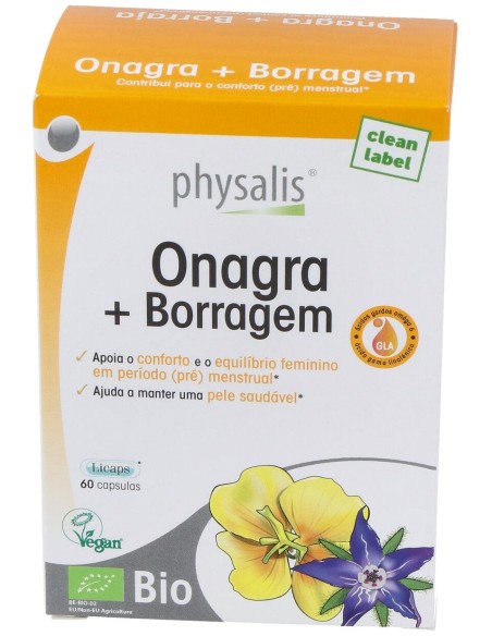 Onagra+Borraja 60Licaps. Bio