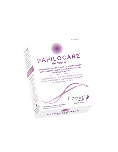 PAPILOCARE GEL VAGINAL 7 CANULAS 5 ML
