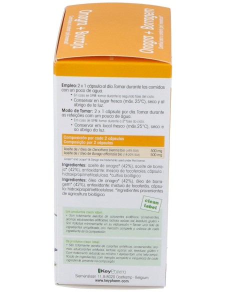 Onagra+Borraja 60Licaps. Bio