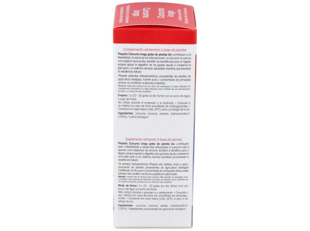 Curcuma Longa Extracto 100Ml. Bio