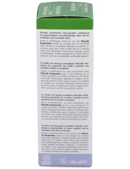 Respiration Respira Libre Aceite Masaje 100Ml. Bio