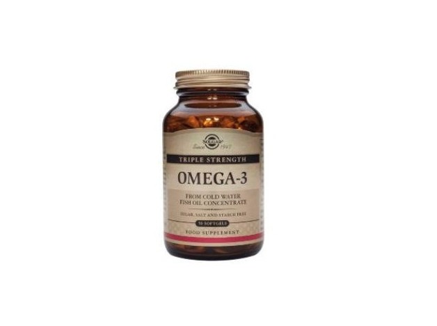 SOLGAR OMEGA 3 TRIPLE CONCENTRACION 50 CAPSULAS