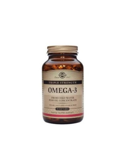 SOLGAR OMEGA 3 TRIPLE CONCENTRACION 50 CAPSULAS