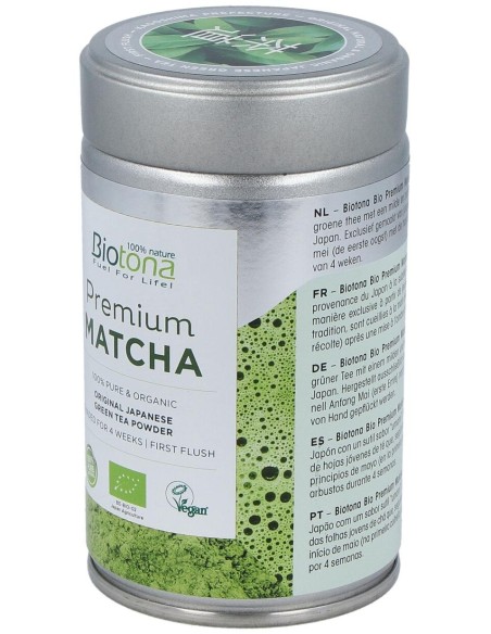 Biotona Té Matcha Premium Polvo Bio 80G