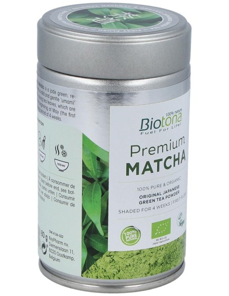 Biotona Té Matcha Premium Polvo Bio 80G