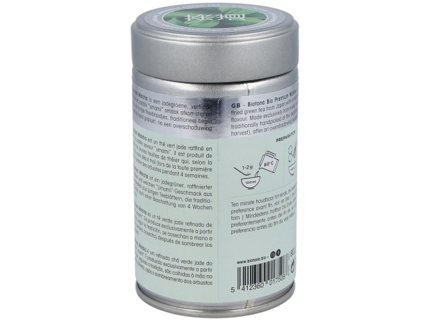 Biotona Té Matcha Premium Polvo Bio 80G