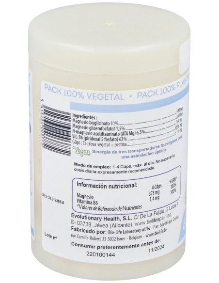 Magnesium Quatro 900 60Cap.