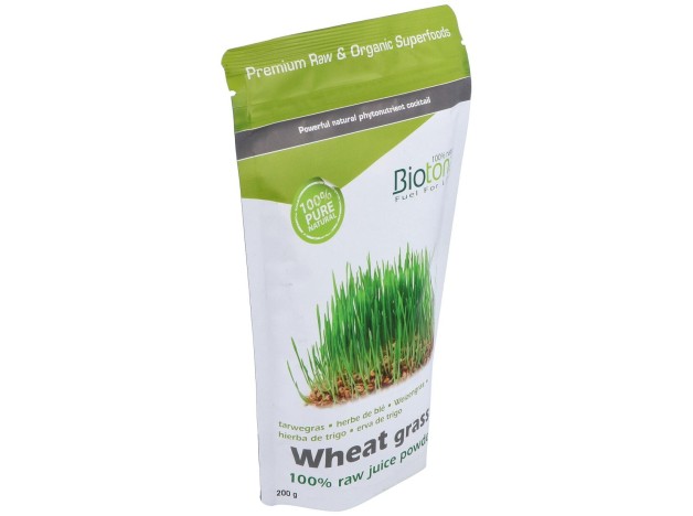 Wheat Grass Raw Jugo De Trigo 200Gr. Bio