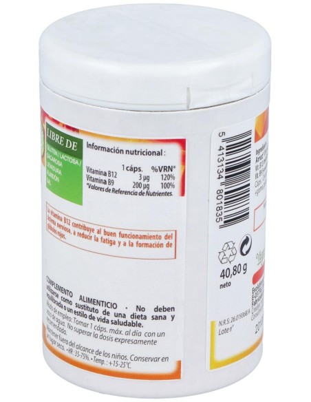 Be-Life Vitaminas B12 Plus 90 Cápsulas