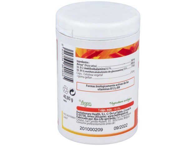 Be-Life Vitaminas B12 Plus 90 Cápsulas