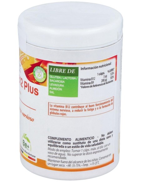 Be-Life Vitaminas B12 Plus 90 Cápsulas
