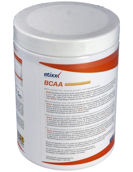 Etixx Bcaa Powder Sabor Naranja-Mango  300 Gr