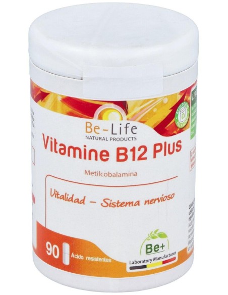 Be-Life Vitaminas B12 Plus 90 Cápsulas