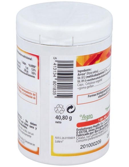 Be-Life Vitaminas B12 Plus 90 Cápsulas