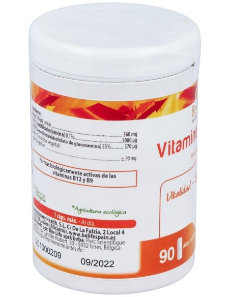 Be-Life Vitaminas B12 Plus 90 Cápsulas