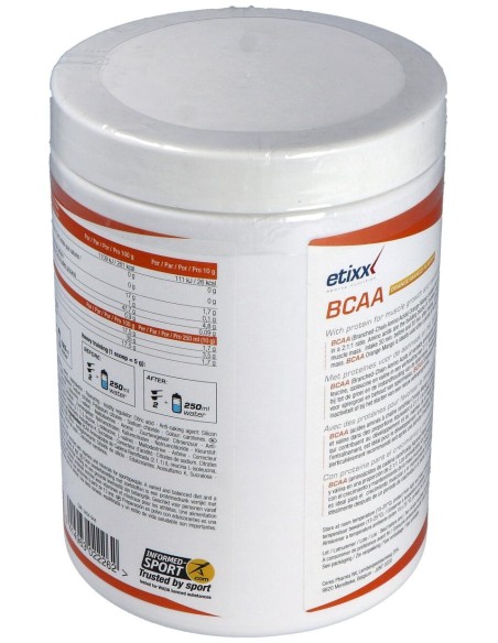 Etixx Bcaa Powder Sabor Naranja-Mango  300 Gr