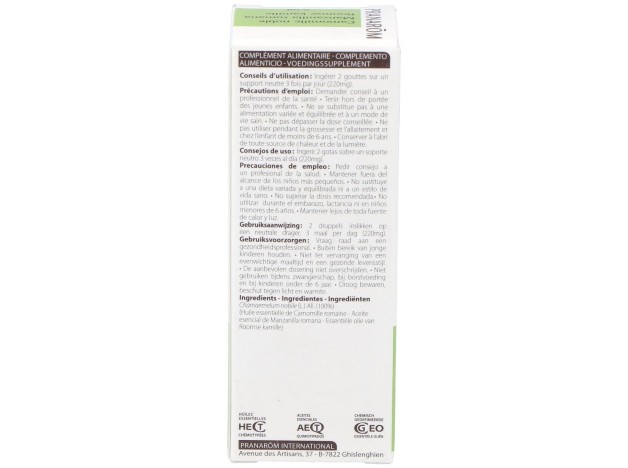 Pranarôm Aceite Esencial De Manzanilla Romana 5Ml