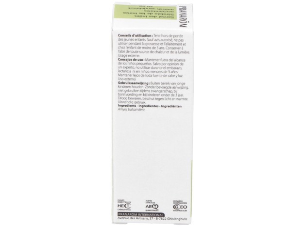 Pranarôm Aceite Esencial De Sándalo De Las...