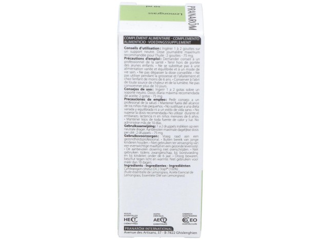 Lemongrass Aceite Esencial 10Ml.