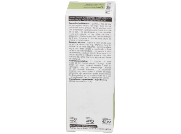 Pranarôm Aceite Esencial Cardamomo 5 Ml