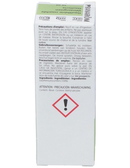 Pranarom Aceite Esencial De Gaulteria Procumbens, 10 Ml