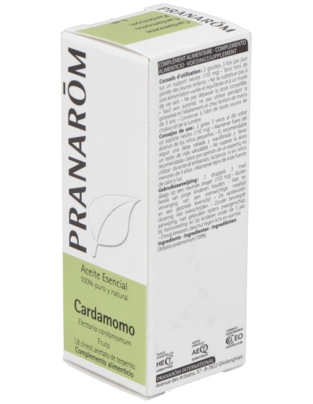 Pranarôm Aceite Esencial Cardamomo 5 Ml