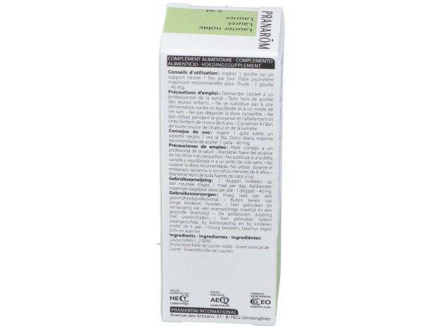 Pranarôm Aceite Esencial De Laurel 5Ml