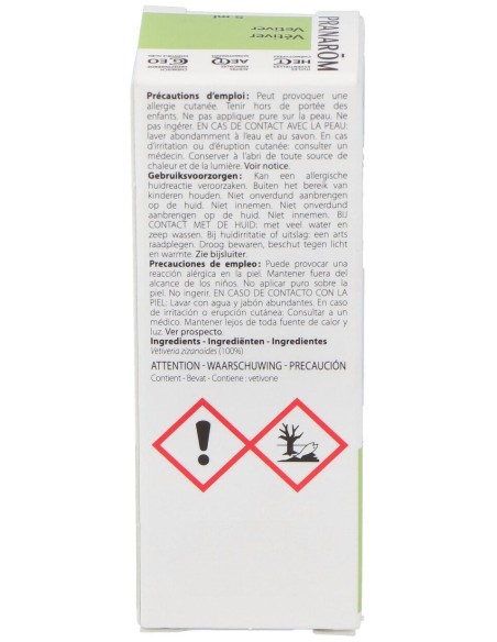 Pranarôm Aceite Esencial Vetiver   5 Ml