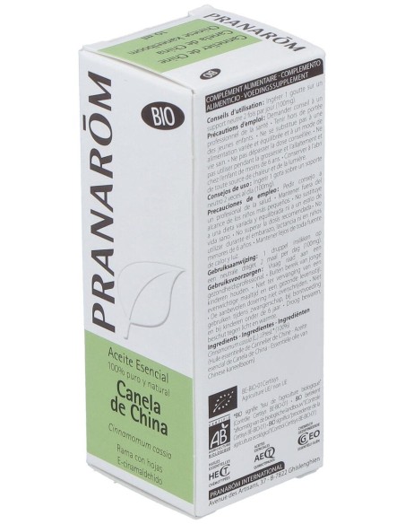Pranarôm Bio  Aceite Esencial Canela De China 10Ml