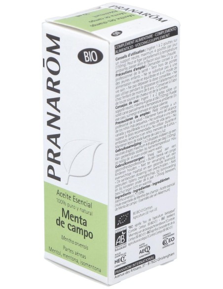 Pranarôm Aceite Esencial De Menta De Campo Bio 10Ml