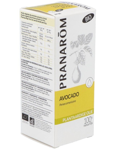 Pranarôm Aceite Vegetal Aguacate 50Ml Bio