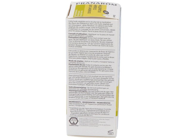 Pranarôm Aceite De Maceración Hipérico Bio 50Ml