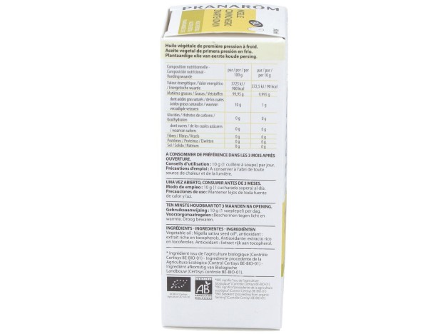 Pranarôm Aceite Vegetal Comino Negro Bio 50Ml