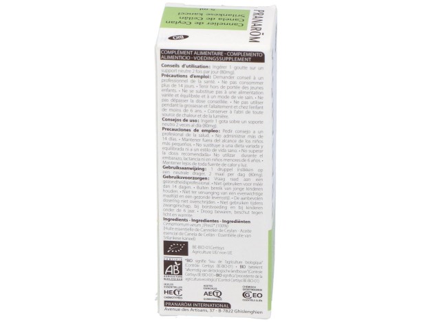 Canela De Ceylan Aceite Esencial Bio 5Ml.