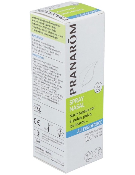 Pranarôm Allergoforce Spray Nasal Descongestionante 15Ml