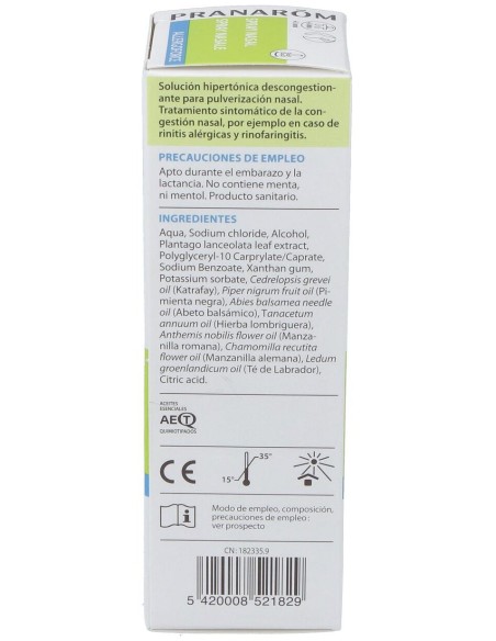 Pranarôm Allergoforce Spray Nasal Descongestionante 15Ml