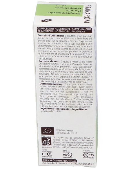 Pomelo Cascara Aceite Esencial Bio 10Ml.