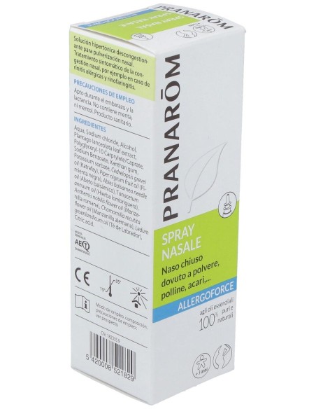 Pranarôm Allergoforce Spray Nasal Descongestionante 15Ml