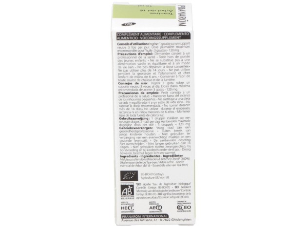 Pranarôm Aceite Esencial De Árbol De Té Bio 10Ml