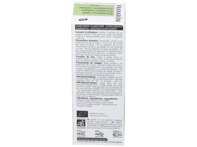 Pranarôm Aceite Esencial De Eucalipto Radiata...