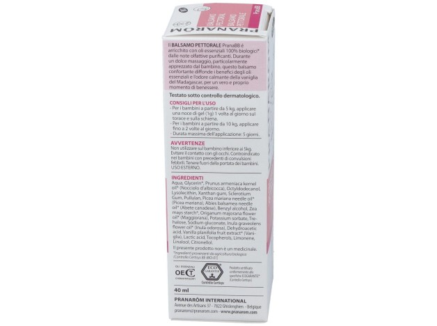 Pranabb Balsamo Pectoral Respiracion Facil 40Gr