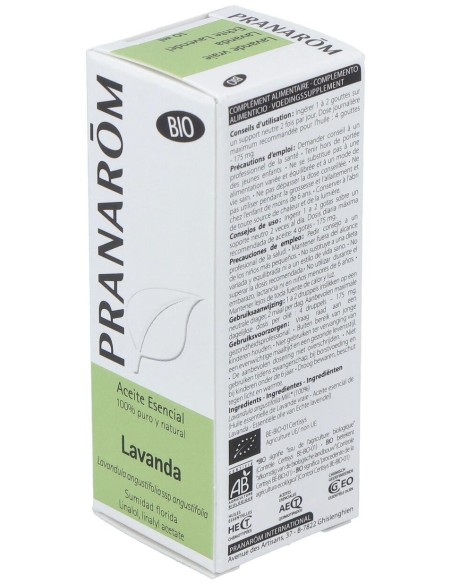 Pranarôm Aceite Esencial De Lavanda Bio 10Ml