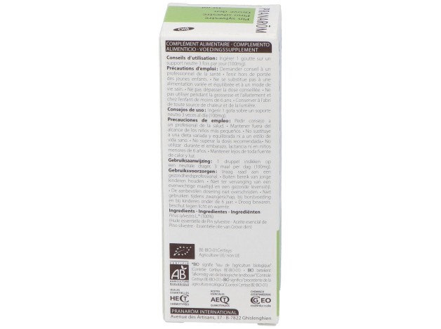 Pranarôm Aceite Esencial De Pino Silvestre Bio...